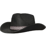 Underwraps UR30034 Kid's Black Cowboy Sheriff Hat