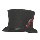 Underwraps UR30042OS Adult's Black Dickens Top Hat