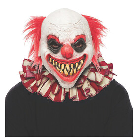 Underwraps UR30100OS Adult's Striped Clown Collar