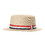 Underwraps UR30207OS Adult's Straw Cowboy Hat with Red White &amp; Blue Hatband