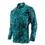 Underwraps UR30301 Adult's Turquoise Tiger Shirt - One Size Fits Most