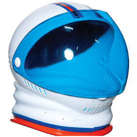Underwraps UR30479OS Helmet Space White w Blue Visor