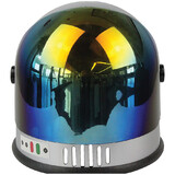 Underwraps UR30505OS Helmet Space Silver with Reflective Visor OS