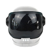 Underwraps UR30507OS Helmet Space Wht W Bk Visor Os