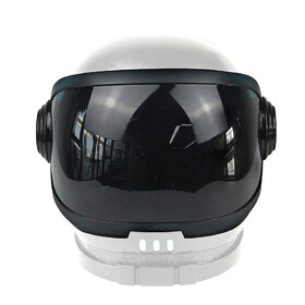 Underwraps UR30507 Helmet Space White With Black Visor Os