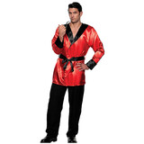 Underwraps Satin Smoking Jacket Adult Costume