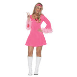 Underwraps Women's Pink Vibes Costume