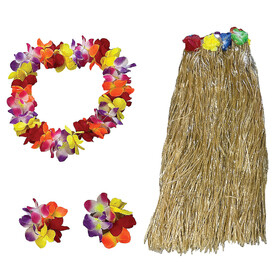 Underwraps UR30856OS Hawaiian Costume Accessory Kit