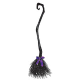 Underwraps UR30857 Witch Broom Black Costume Accessory