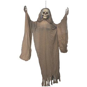 Morris Costumes VA962 5' Hanging Ghoul with Light-Up Eyes Halloween Decoration