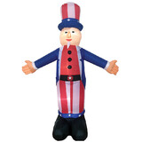 Morris Costumes VAH0017 Blow Up Inflatable Inflatable Uncle Sam Outdoor Yard Decoration