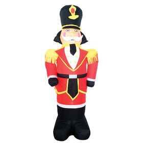Morris Costumes VAHC0072 84" Blow Up Inflatable Nutcracker Soldier Outdoor Yard Decoration
