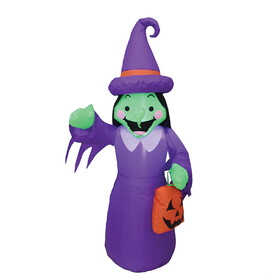 Morris Costumes VAHL20094 48" Blow Up Inflatable Witch Outdoor Halloween Yard Decoration