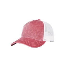 TOPTIE Outdoor Velvet Mesh Baseball Cap, 5 Panel Breathable Sunshade Adjustable Hat for Men and Women