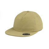 TOPTIE 5 Panel Flat Brim Snapback Hat - Nylon Water-resistant and Breathable Baseball Cap for Men Women