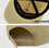 TOPTIE 5 Panel Flat Brim Snapback Hat with Storage Box, Nylon Water-Resistant and Breathable Baseball Cap for Men Women