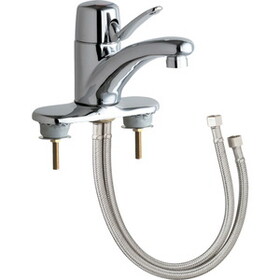 Chicago Faucets 2200-4E2805ABCP 4'' Centerset Bathroom Sink Faucet