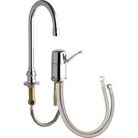 Chicago Faucets 2302-ABCP Single Handle Kitchen Faucet