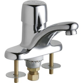 Chicago Faucets C3400ABCP "MVP" Self Closing / Metering Bathroom Sink Faucet
