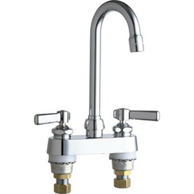 Chicago Faucets 895-ABCP Two Handle Kitchen Faucet