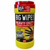 Jones Stephens B05050 Heavy Duty Big Wipes, 80 Count Dispenser Tub, 8 Tubs per Carton
