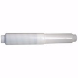 Jones Stephens 143600 White Plastic Fit-All Toilet Tissue Roller