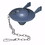 Jones Stephens 143613 2" Blue Vinyl Toilet Flapper with 9" Stainless Steel Chain and Hook, Price/EACH