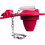 Jones Stephens 143615 2" Red Two-Way Adjustable Toilet Flapper with Stainless Steel Chain, Price/EACH