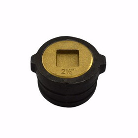 Jones Stephens C39404 4" No Hub Cleanout With 3-1/2" Countersunk Southern Code Plug - 2-1/8" Height