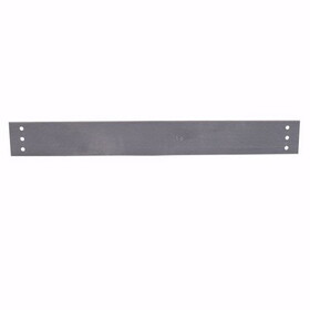 Jones Stephens F160363 3" x 6" Galvanized Steel F.H.A. Strap with 3 Holes Vertically Aligned, 16 Gauge