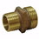 Jones Stephens G20002 3/4" MHT x 1/2" MPT Brass Garden Hose Adapter, Price/EACH
