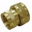 Jones Stephens G20032 3/4" FHT x 3/4" FPT Swivel Brass Garden Hose Adapter, Price/EACH