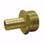 Jones Stephens G20-043 3/4" MHT x 3/4" Hose Barb Brass Garden Hose Adapter, Price/EACH