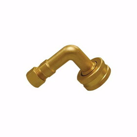 Jones Stephens G20086LF 3/4" FGHT x 3/8" OD Compression Garden Hose Fitting with 90&#176; Elbow for Dishwasher Connector