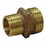 Jones Stephens G20103 3/4" MHT x 3/4" MPT Brass Garden Hose Adapter, Lead Free, Price/EACH