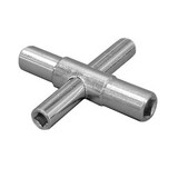 Jones Stephens J40005 4-Way Key For Valve, Faucet, and Sillcock Sizes 1/4