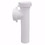 Jones Stephens P37009 1-1/2" White Plastic Slip Joint End Outlet Tee Only with Baffle, Price/EACH