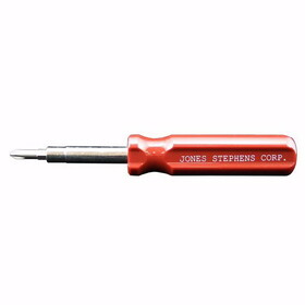 Jones Stephens S41006 6 in 1 Screwdriver, Phillips and Slotted