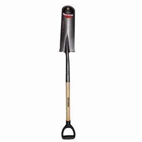 Jones Stephens S49423 Premium Grade Wood Handle Shovel, D-Handle, 16" Drain Spade, AMES #15-738