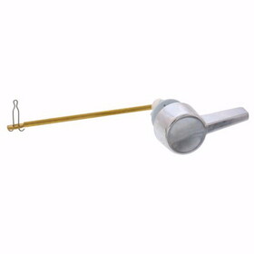 Jones Stephens 143637 Chrome Plated Tank Trip Lever fits American Standard with 5" Brass Arm and Plastic Spud and Nut