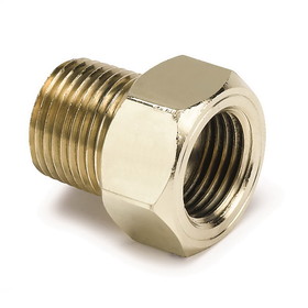 AutoMeter 2263 FITTING; ADAPTER; 3/8in. NPT MALE; BRASS; FOR MECH. TEMP. GAUGE