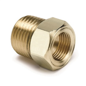 AutoMeter 2264 FITTING; ADAPTER; 1/2in. NPT MALE; BRASS; FOR MECH.TEMP. GAUGE