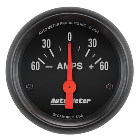 AutoMeter 2644 GAUGE; AMMETER; 2 1/16in.; 60A; ELECTRIC; Z-SERIES