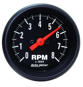 AutoMeter 2698 GAUGE; TACHOMETER; 2 1/16in.; 8K RPM; IN-DASH; Z-SERIES