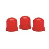 AutoMeter 3214 LIGHT BULB BOOTS; RED; QTY. 3