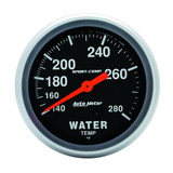 AutoMeter 3431 GAUGE; WATER TEMP; 2 5/8in.; 140-280deg.F; MECHANICAL; SPORT-COMP