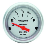 AutoMeter 4314 GAUGE; FUEL LEVEL; 2 1/16in.; 0OE TO 90OF; ELEC; ULTRA-LITE