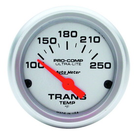 AutoMeter 4357 GAUGE; TRANSMISSION TEMP; 2 1/16in.; 100-250deg.F; ELECTRIC; ULTRA-LITE