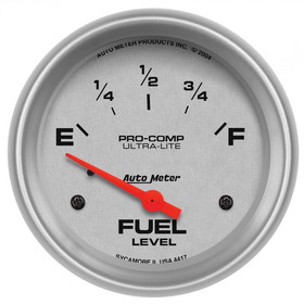 AutoMeter 4417 GAUGE; FUEL LEVEL; 2 5/8in.; 0OE TO 30OF; ELEC; ULTRA-LITE