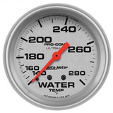 AutoMeter 4431 GAUGE; WATER TEMP; 2 5/8in.; 140-280deg.F; MECHANICAL; ULTRA-LITE